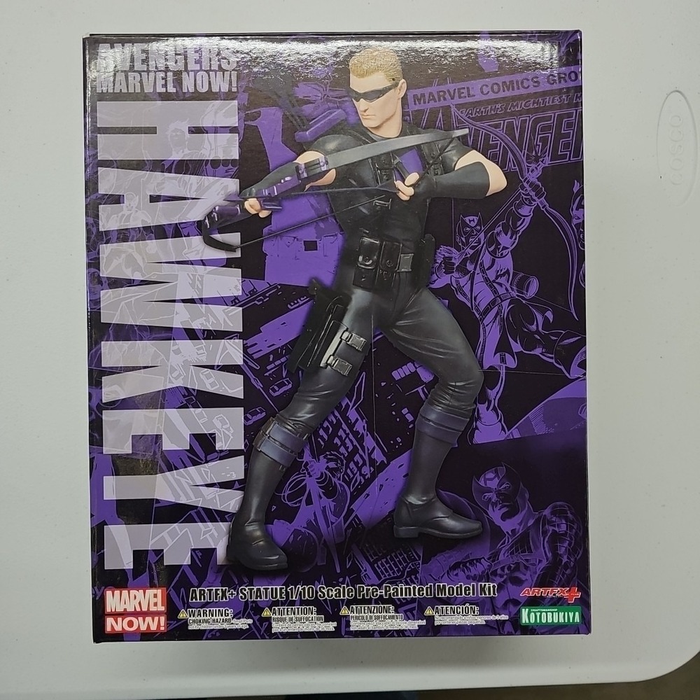 Open Box Kotobukiya Marvel Now! Hawkeye Avengers Figure 1/10 Scale